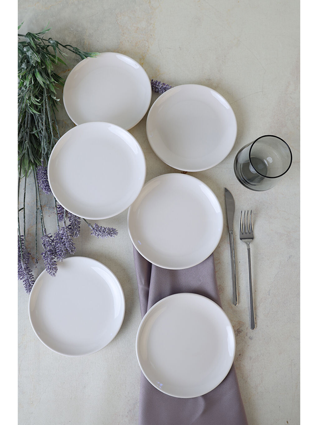 Beyaz Delta Pasta Tabağı 17 Cm 6 Adet-4