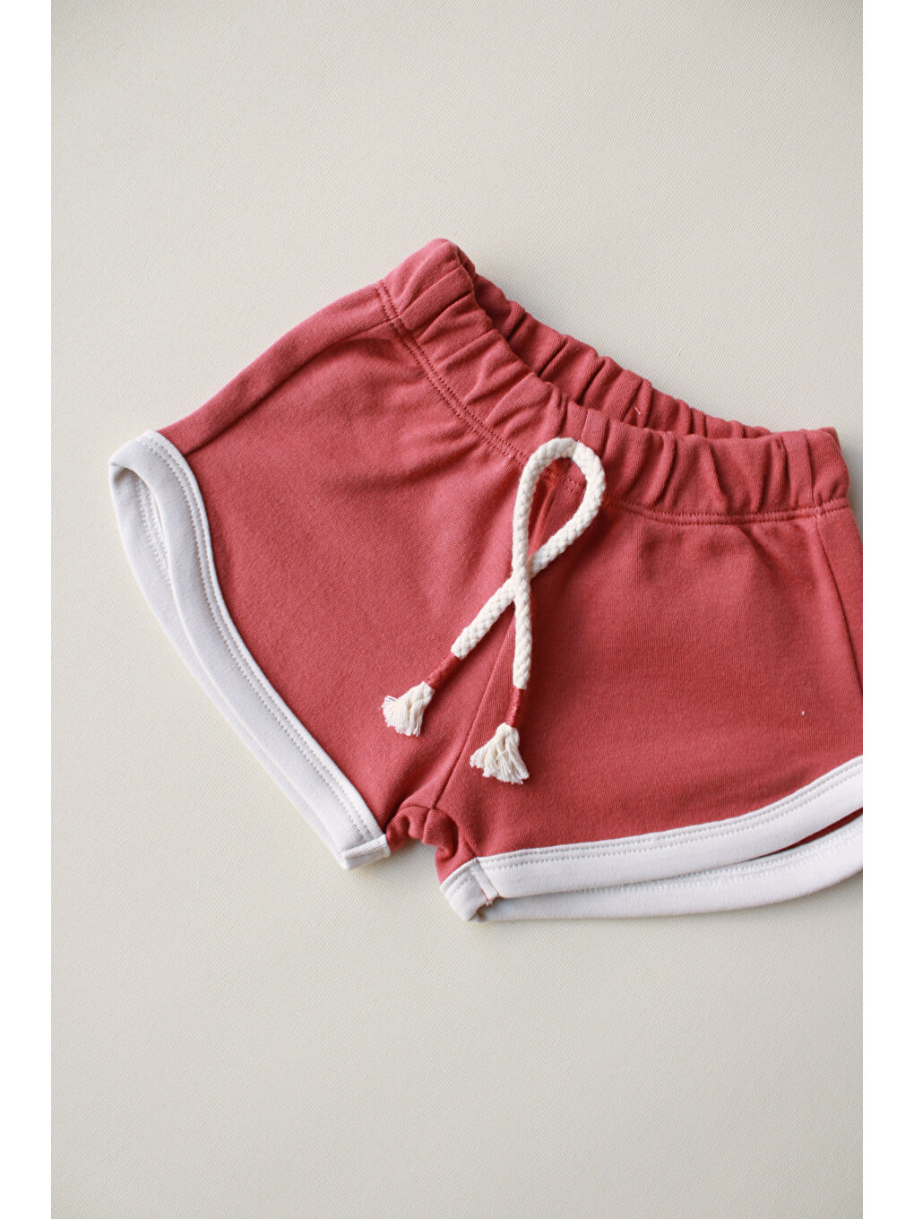 Koyu Turuncu Bağcıklı Şort-2