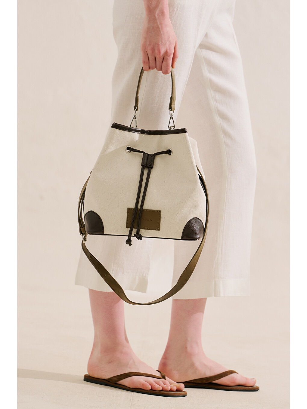Nomad Bucket Kanvas Çanta Kahverengi