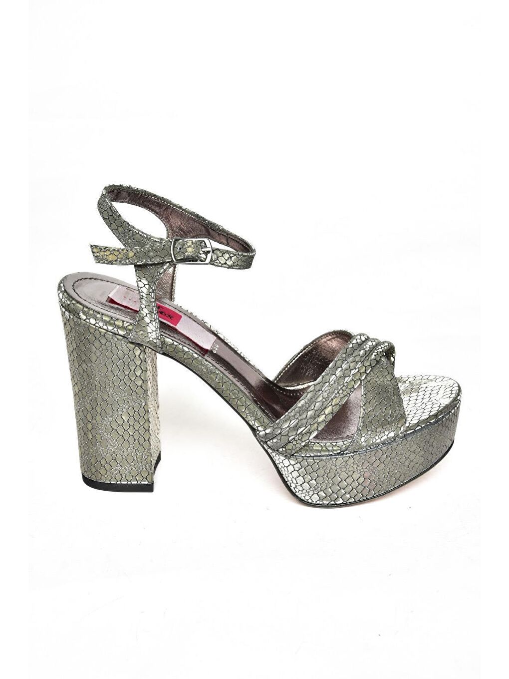 Antrasit S8202044 Platin Kadın Topuklu Ayakkabı-7