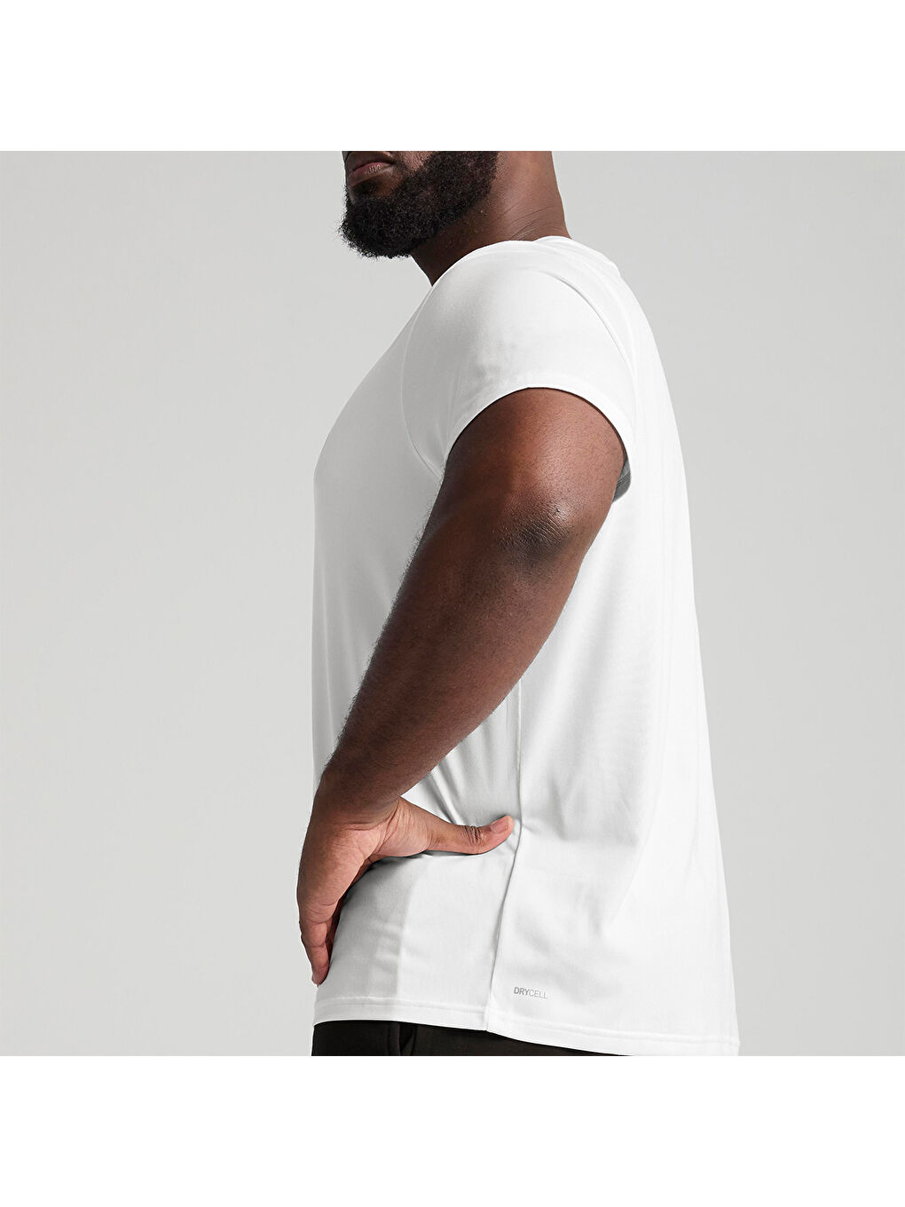 Tad Essential Solid Erkek Beyaz Tişört-3