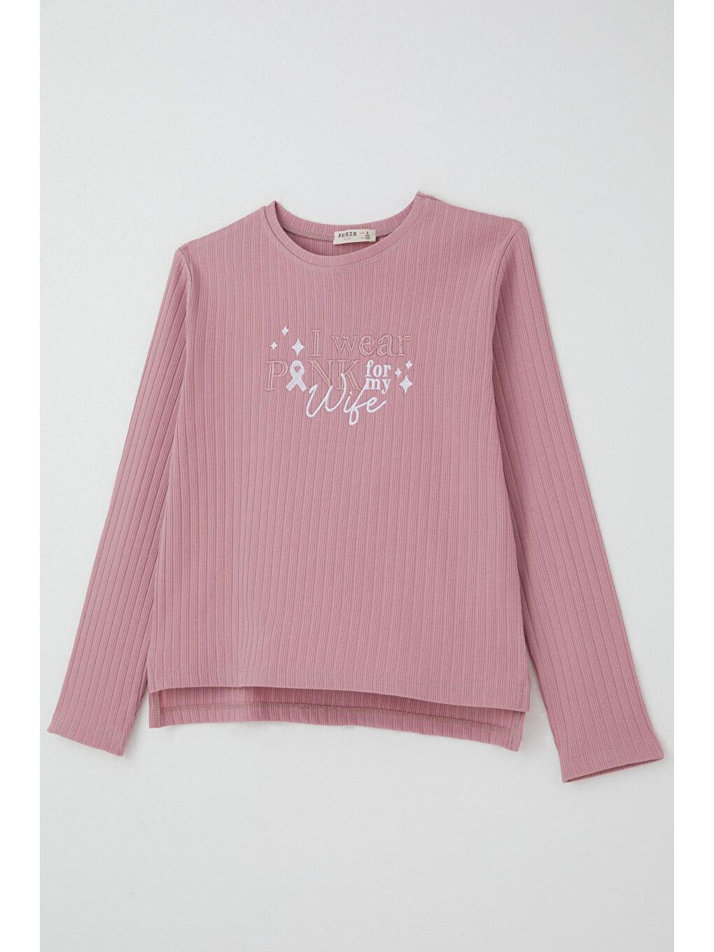 Pembe Kız Çocuk Pantolonlu Takım Yazı Nakışlı Fiyonk Detaylı Gülkurusu (4-8 Yaş)-5