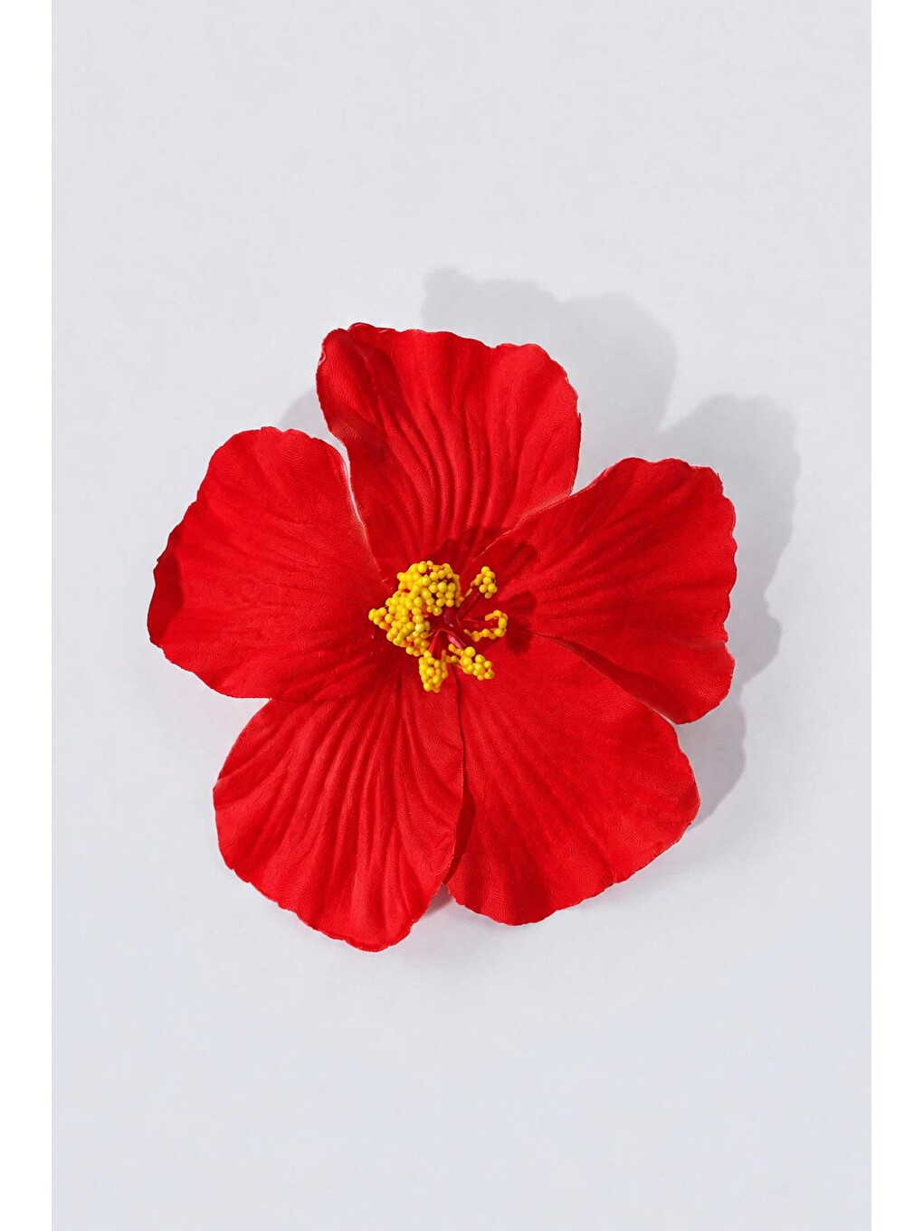 Kırmızı Tropikal Flower Pens Saç Tokası