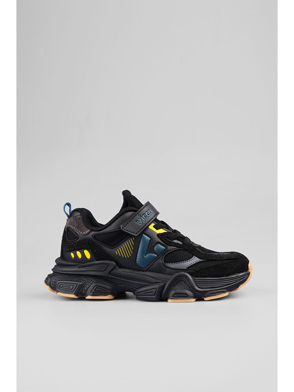 Wild Basic Erkek Okul Öncesi Siyah Spor Ayakkabı