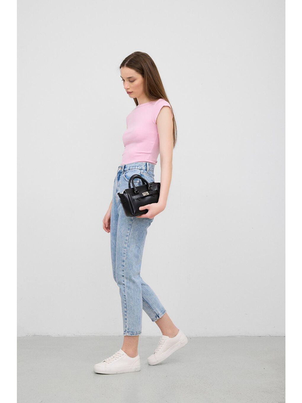 Buch Mini Çapraz Çanta Siyah-2