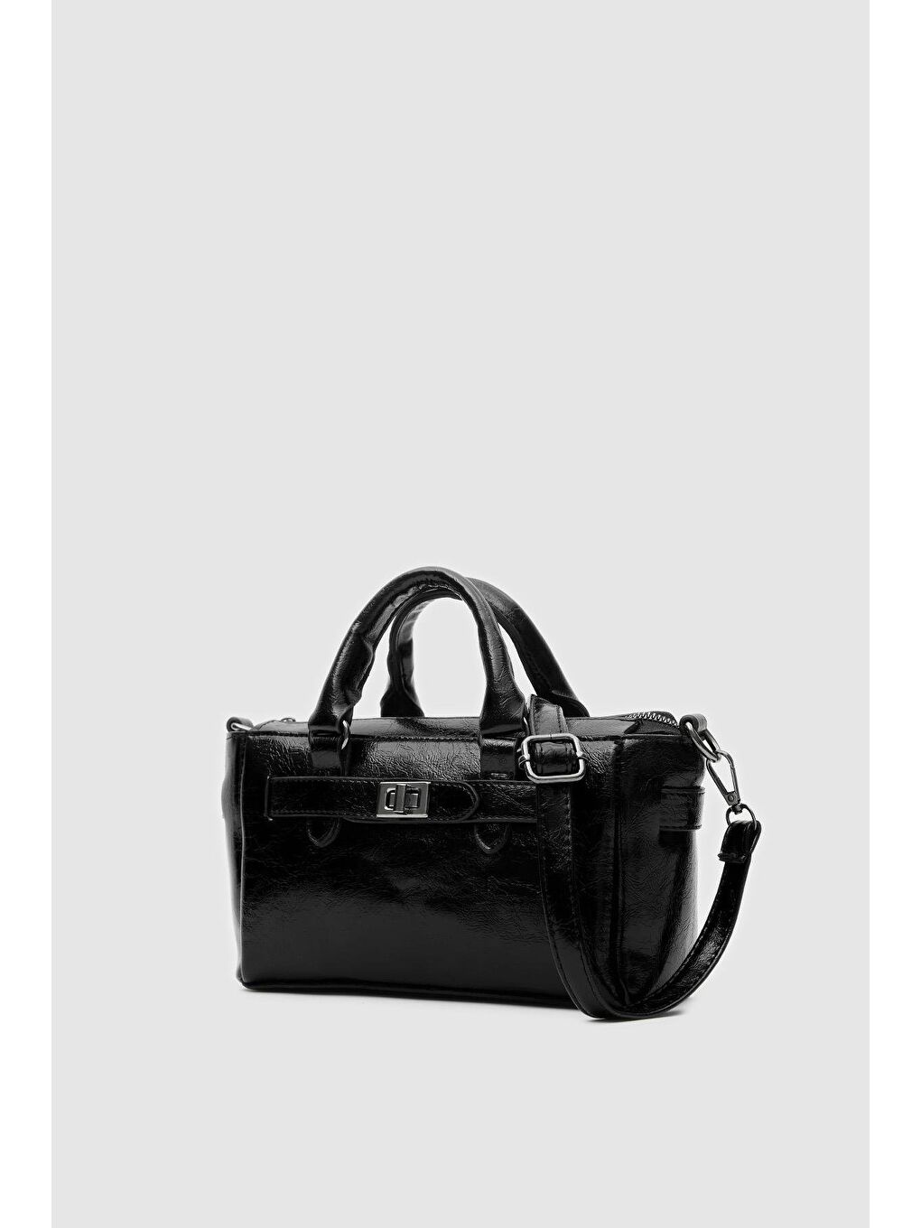 Buch Mini Çapraz Çanta Siyah-5