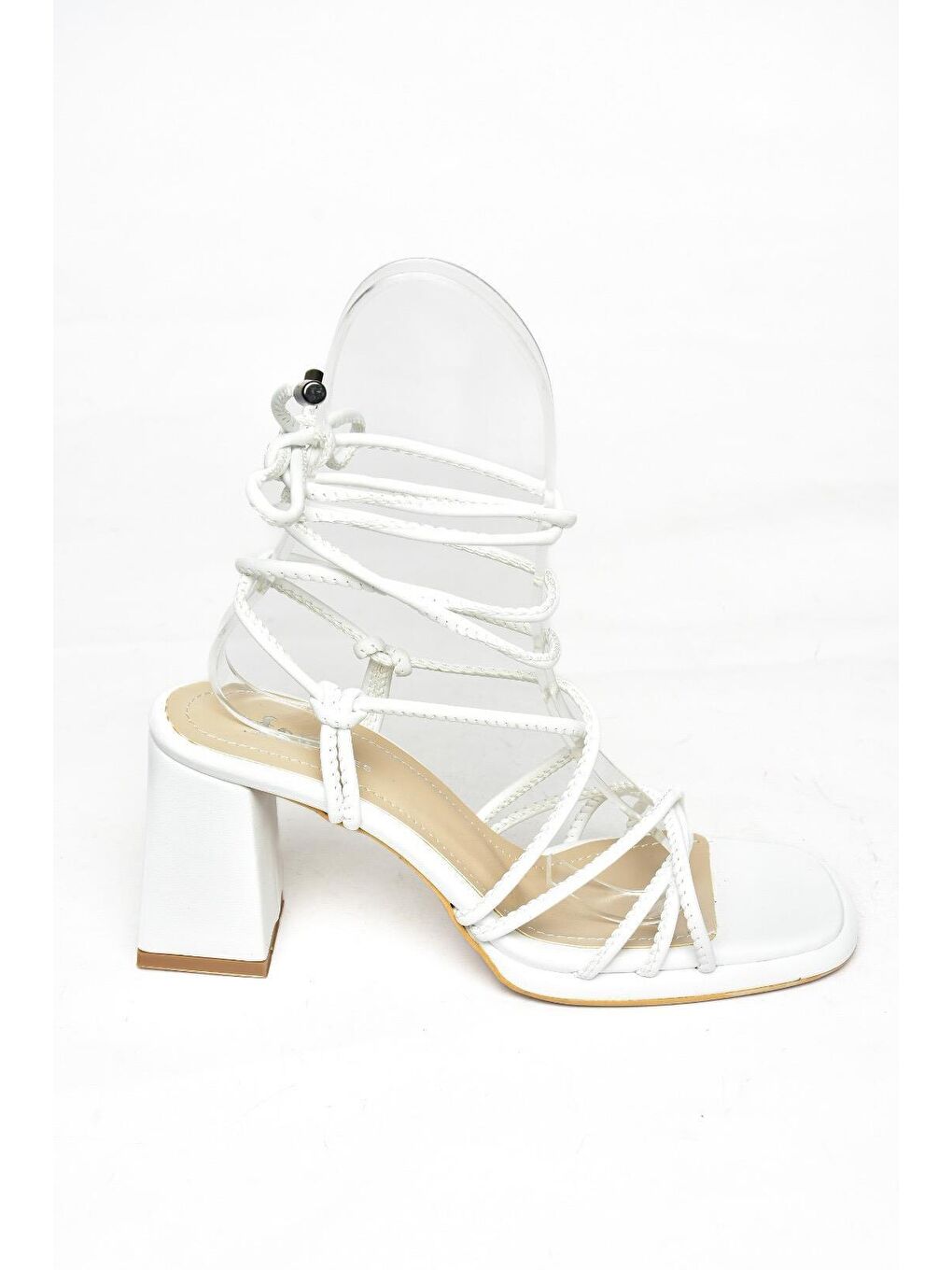 S2824705 Beyaz Kadın Topuklu Ayakkabı-1