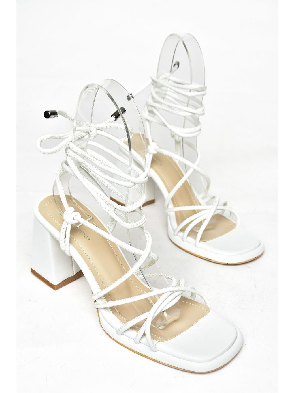 S2824705 Beyaz Kadın Topuklu Ayakkabı-2