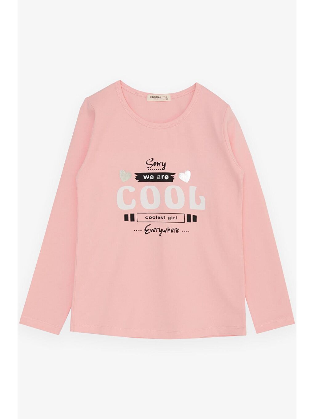 Kız Çocuk Taytlı Takım Havalı Kız Yazı Baskılı Pembe (4-8 Yaş)-2