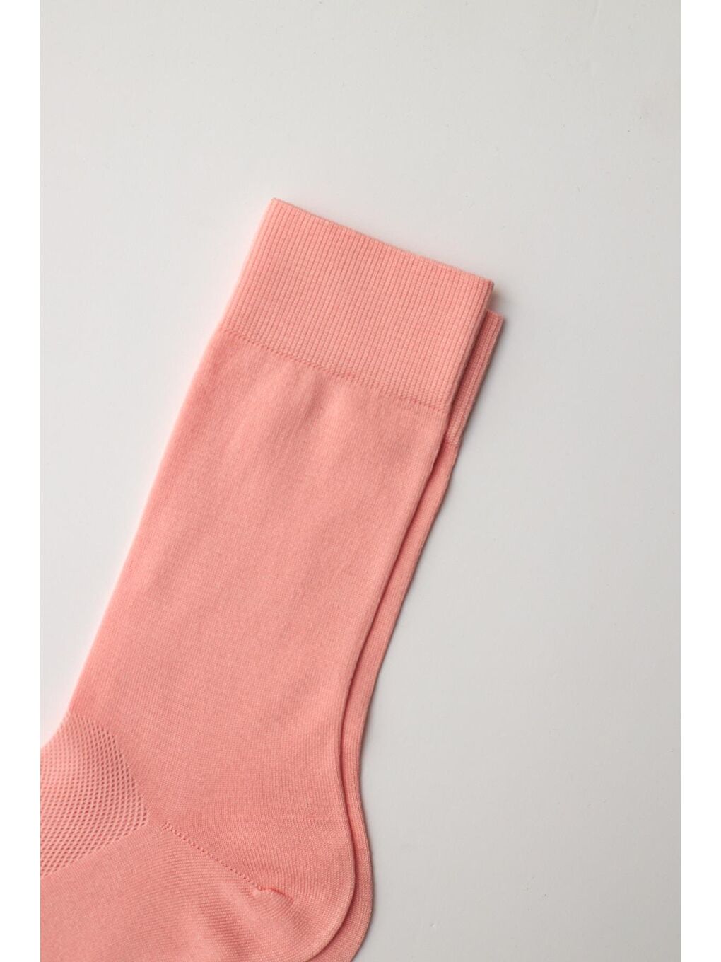 Erkek Merserize Fileli Soket Çorap Pembe Melanj-1