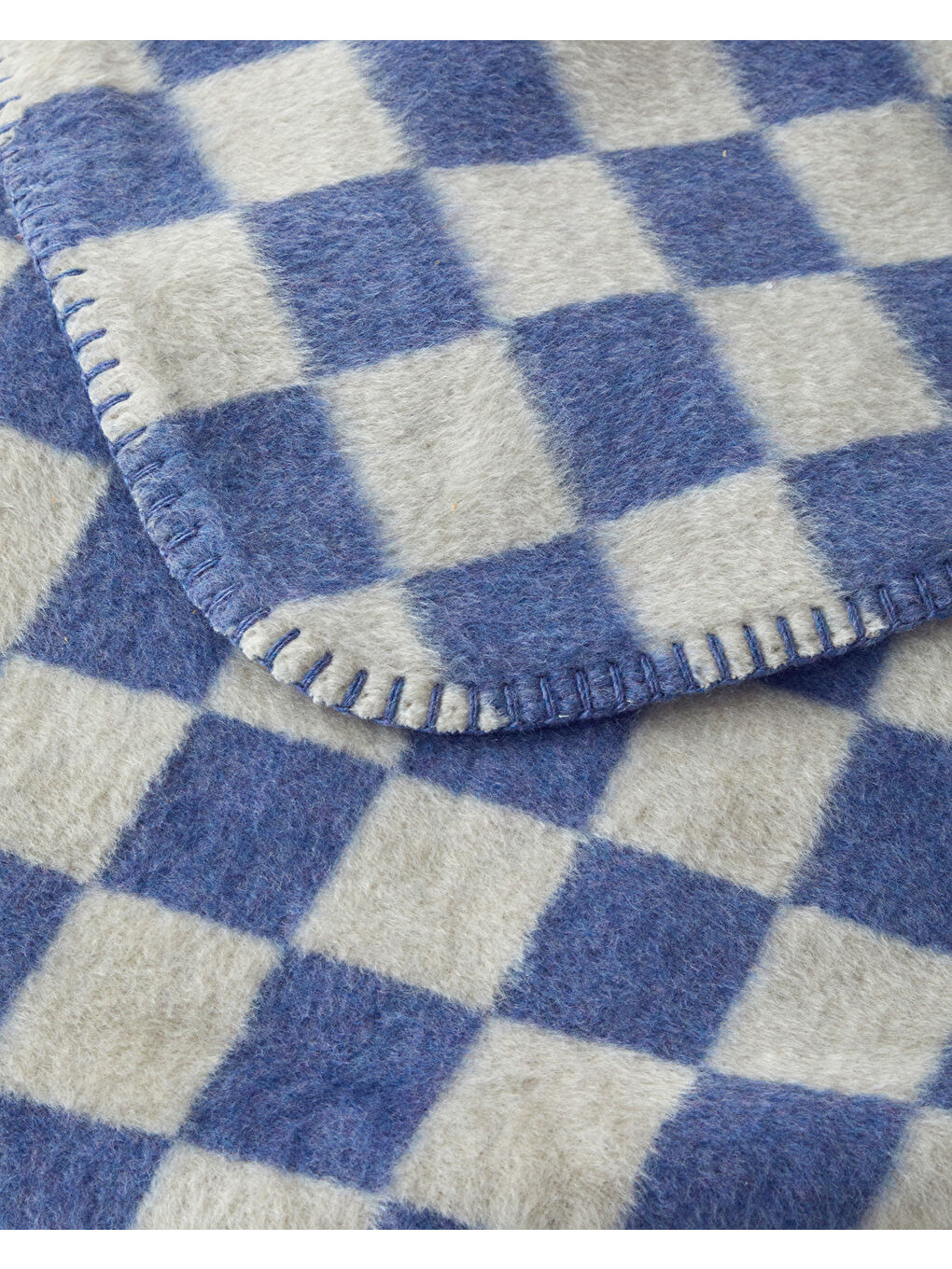 English Home Retro Plaid Akrilik Tv Battaniye Mavi - 2