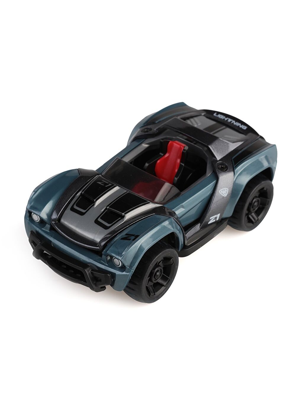 Cek Bırak Dıe-Cast Seslı Spor Araba - Gri-4