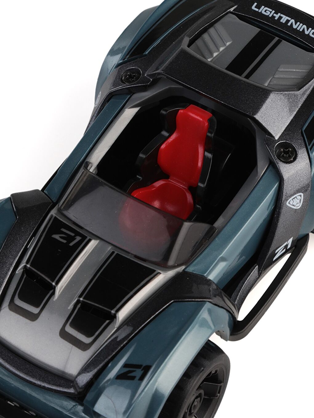 Cek Bırak Dıe-Cast Seslı Spor Araba - Gri-5