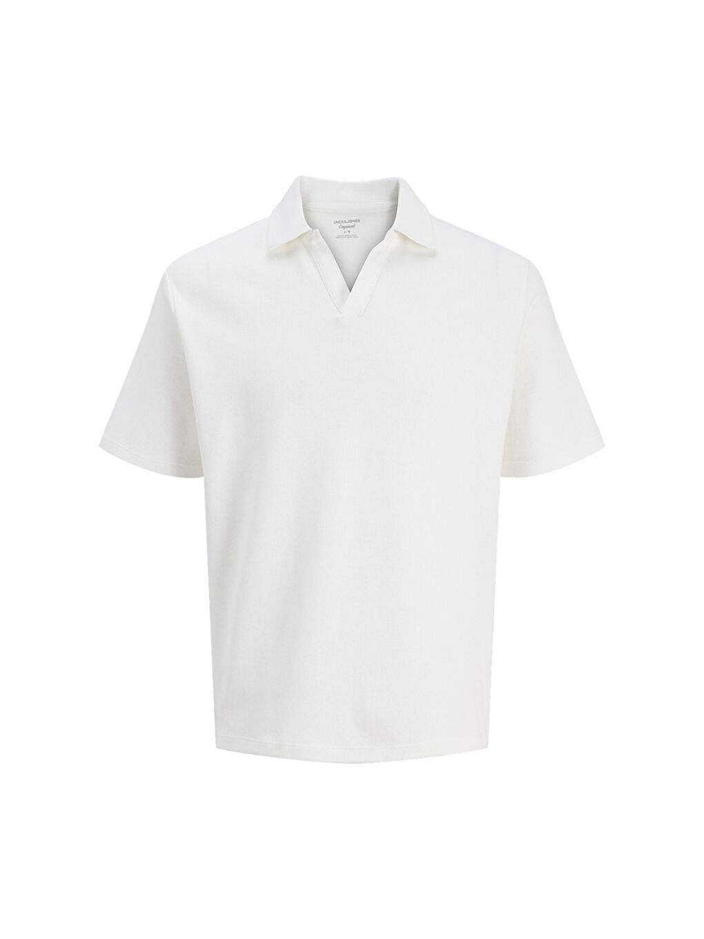 Montauk Split Erkek Beyaz Polo Yaka Tişört