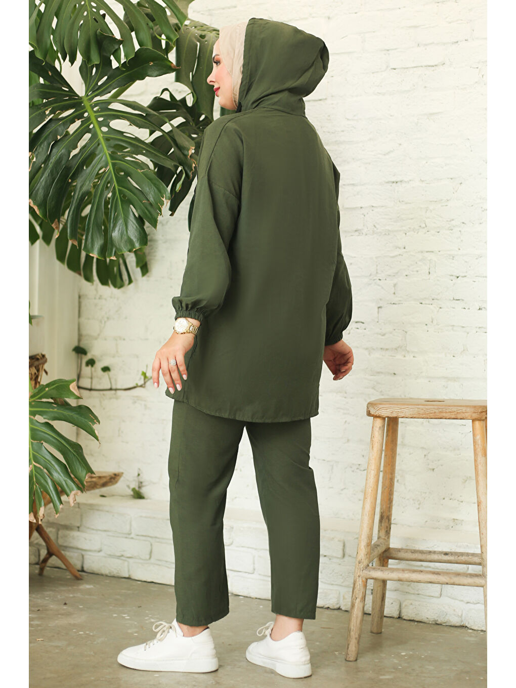 Tunik Pantolon İkİli Takım Haki - 27290-3