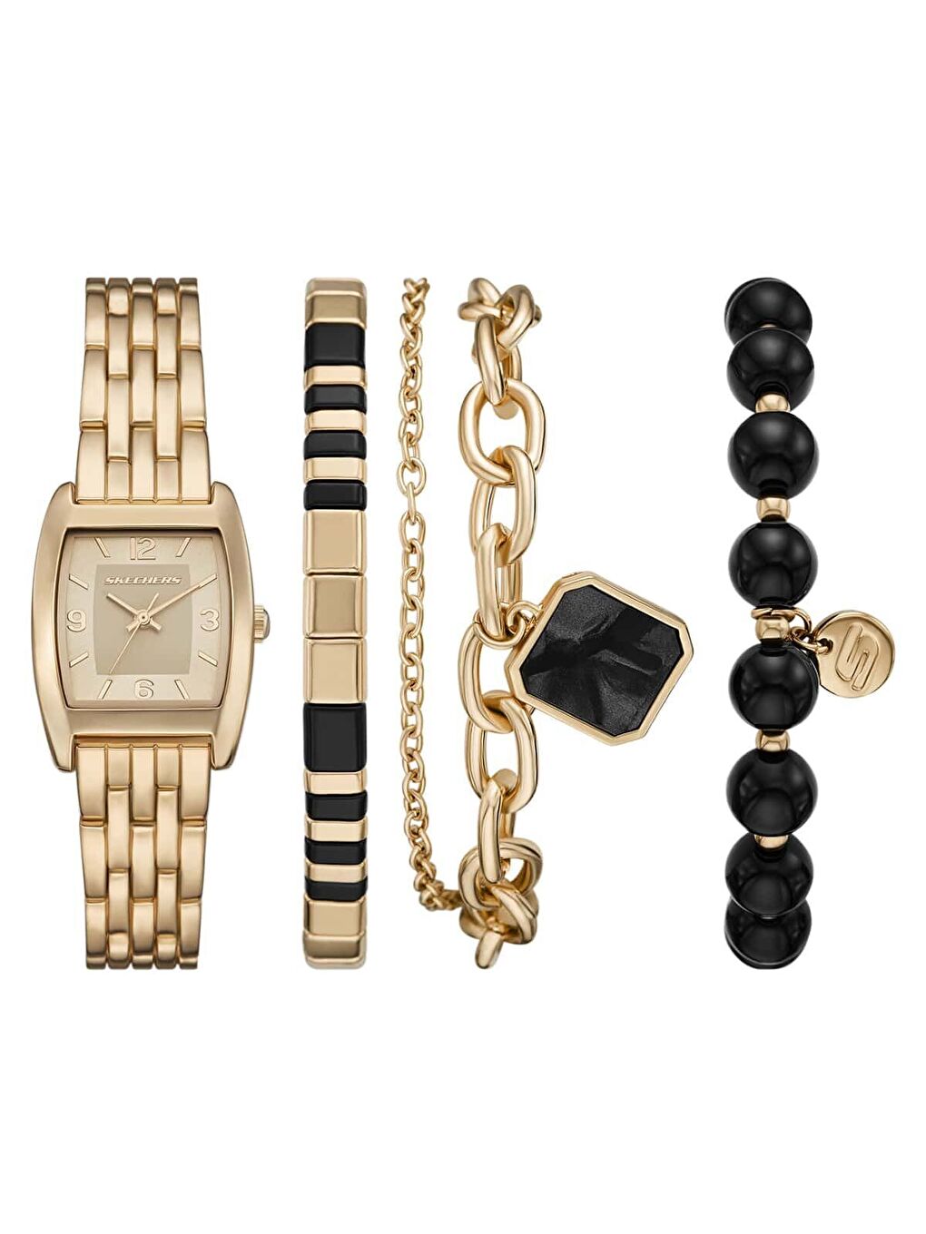 Sarı SR9134 Kadın Kol Saati ve Bileklik Seti