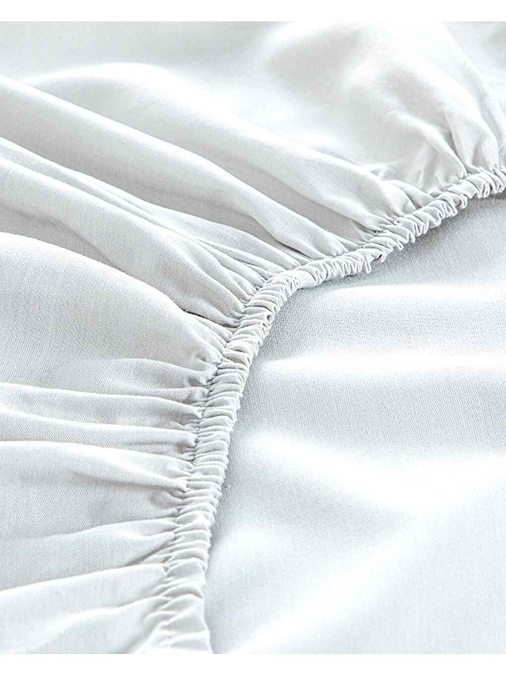 Novella Premium Soft Pamuk Çift Kişilik Lastikli Çarşaf Takımı Beyaz-2