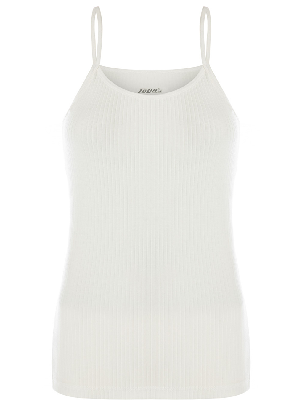 Karışık 6 lı Kadın %100 Pamuk İp Askılı Fitilli Atlet 1238-1