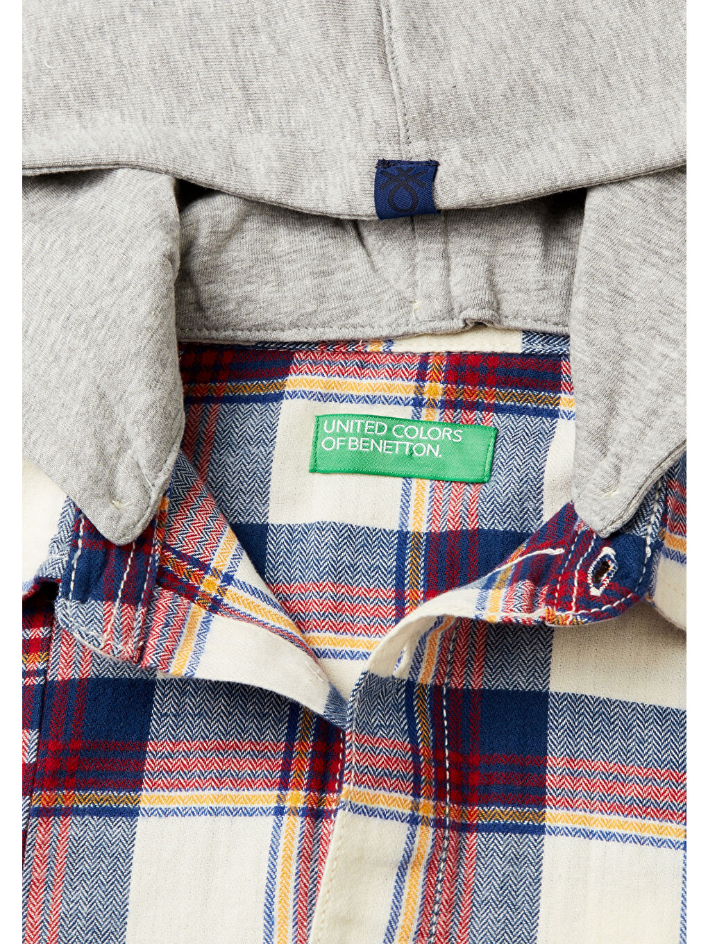 Karışık Erkek Çocuk Renk Detaylı Kapüşonlu Uzun Kollu Gömlek-2