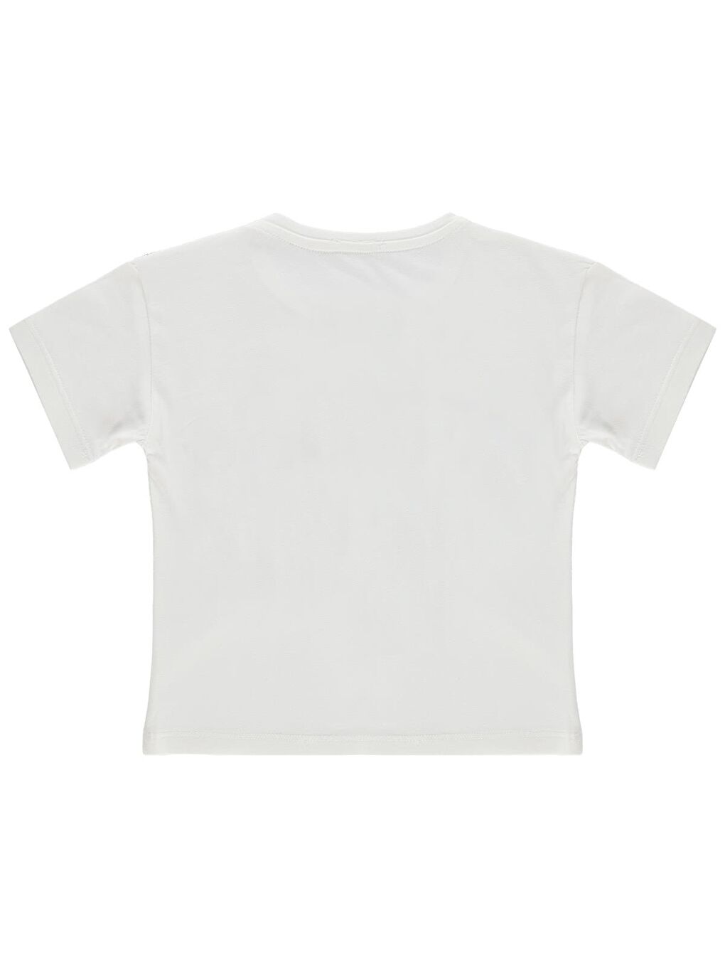 Girls Mermaid Baskılı 2-5 Yaş Tişört - Kırık Beyaz-1