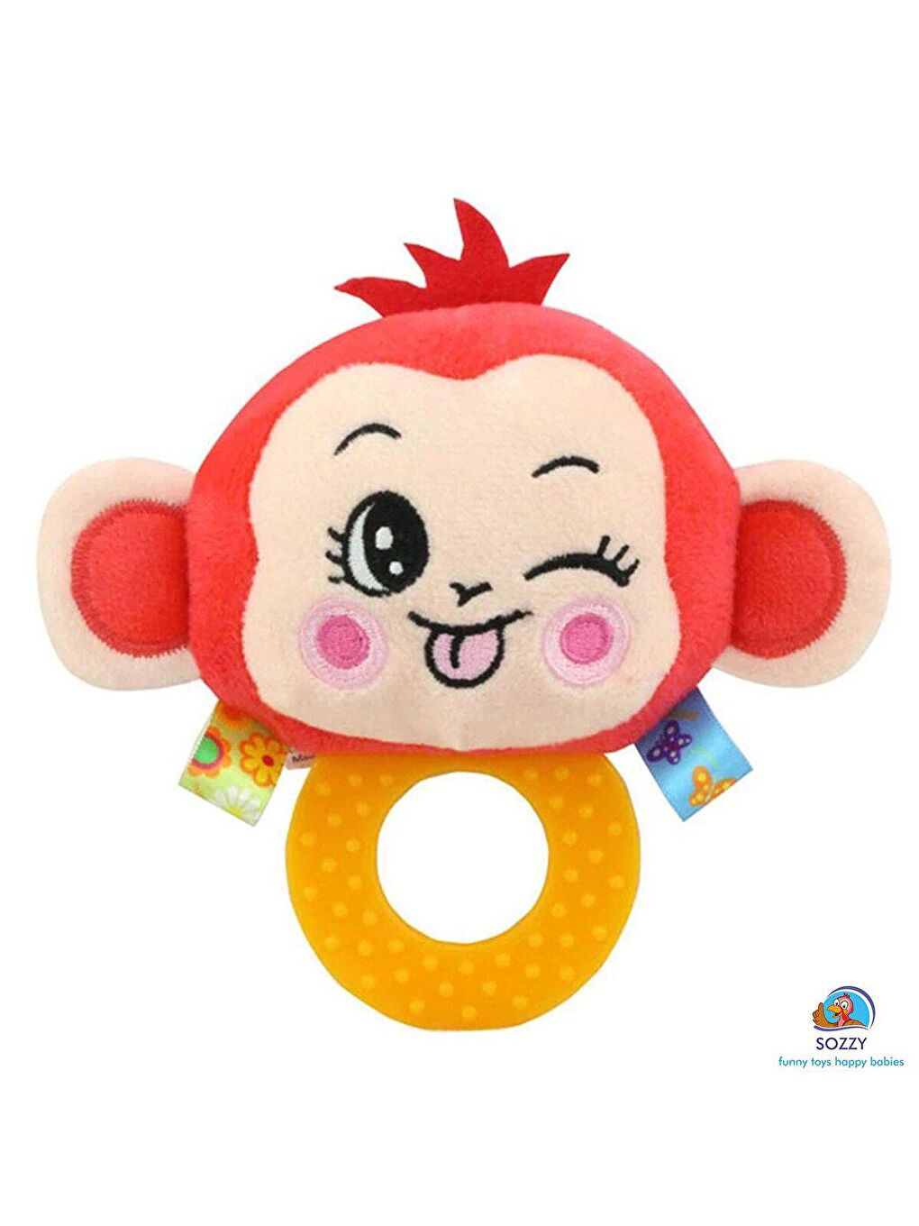 Sozzy Toys Karışık Çıngıraklı Dişlik Maymunum