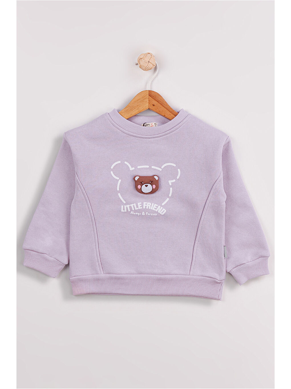 MİSSTUFFY Lacivert Kız Çocuk 2'li Paket Basic Sweatshirt