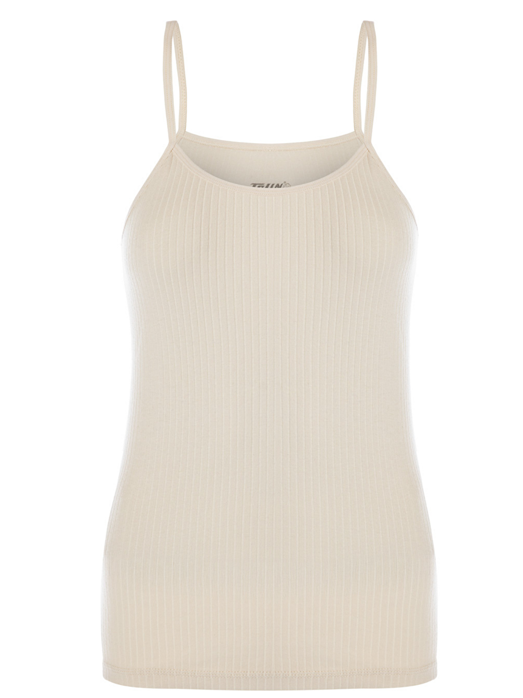 Karışık 6 lı Kadın %100 Pamuk İp Askılı Fitilli Atlet 1238-7