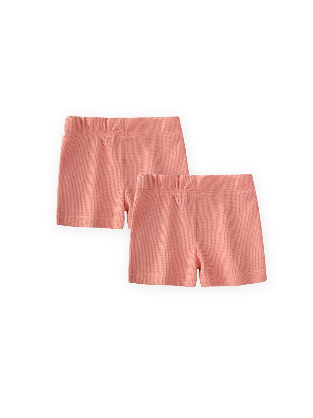 Pembe İkili Waffle Boxer 2-11 Yaş Somon