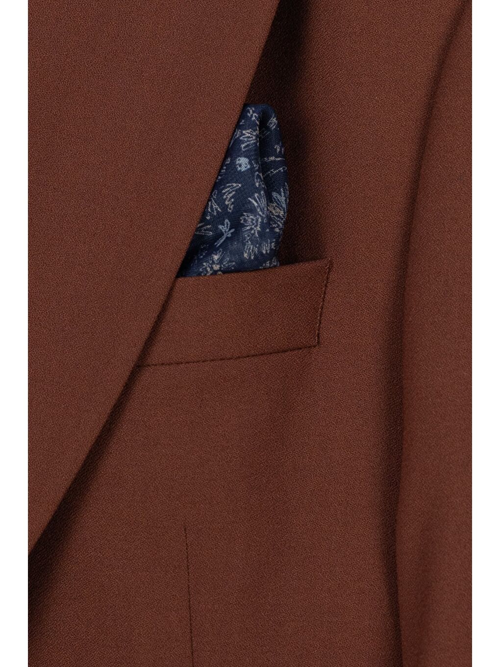 Kahverengi Erkek Klasik Takım Elbise-3