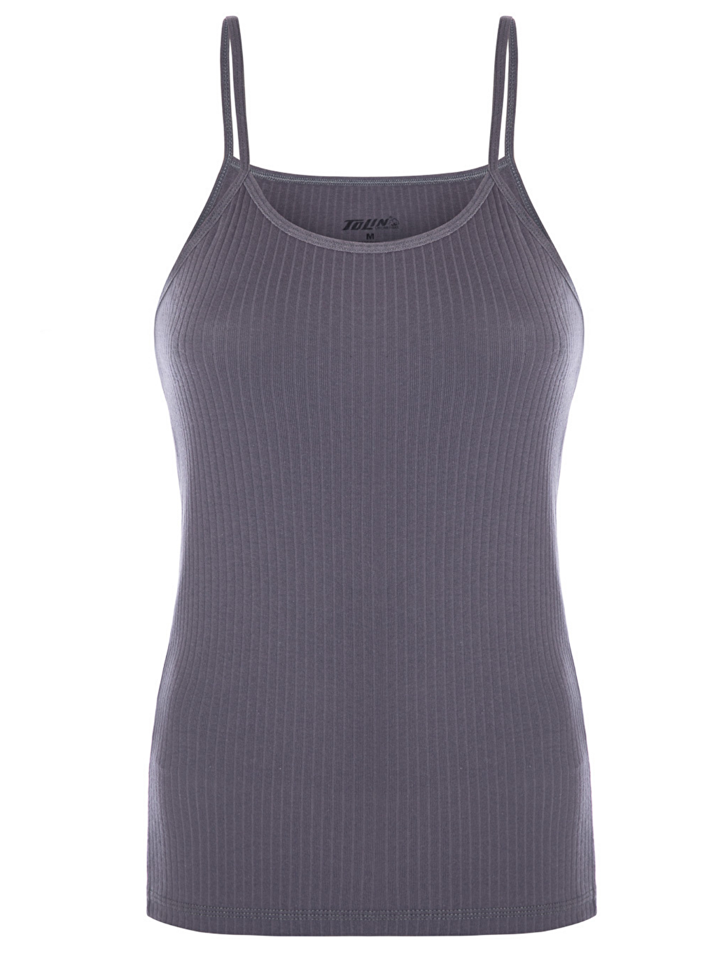 Karışık 6 lı Kadın %100 Pamuk İp Askılı Fitilli Atlet 1238-9