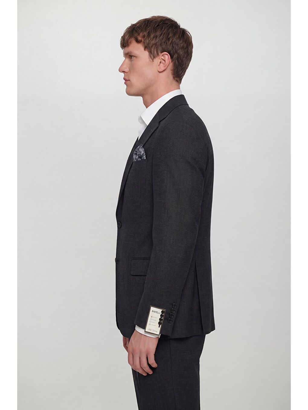 Siyah Erkek Klasik Takım Elbise-2