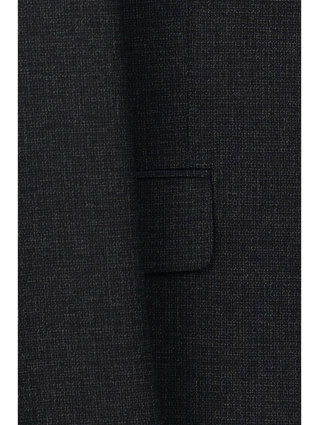 Siyah Erkek Klasik Takım Elbise-3