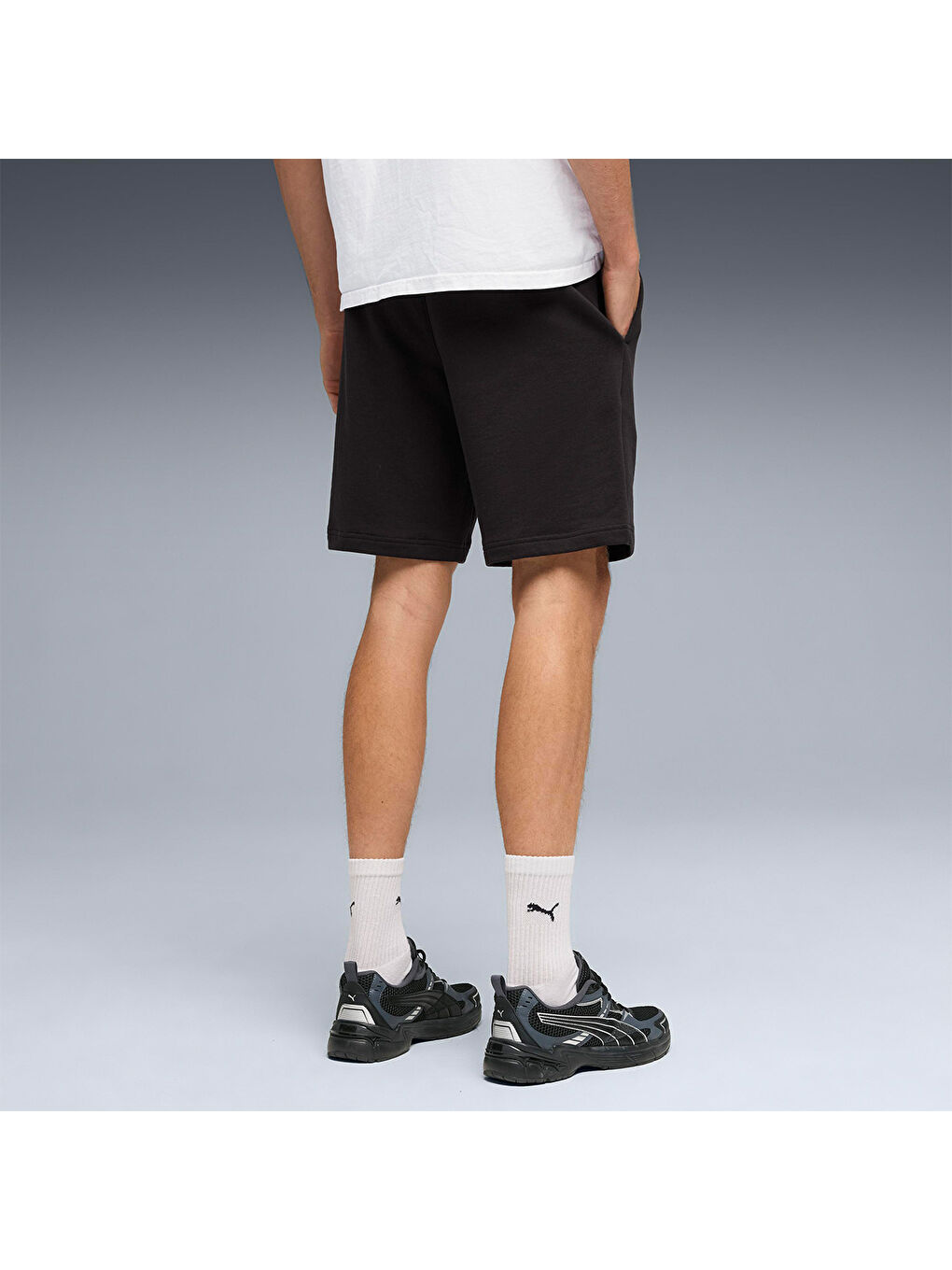 Essential Elevated 9 Inch Erkek Siyah Şort-1