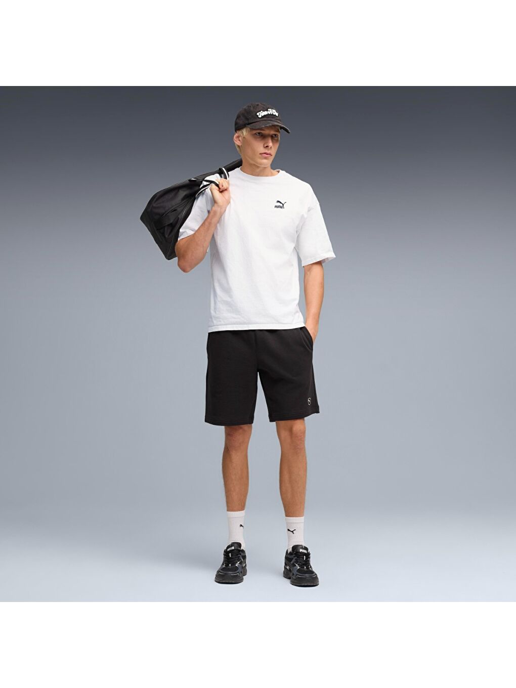 Essential Elevated 9 Inch Erkek Siyah Şort-2