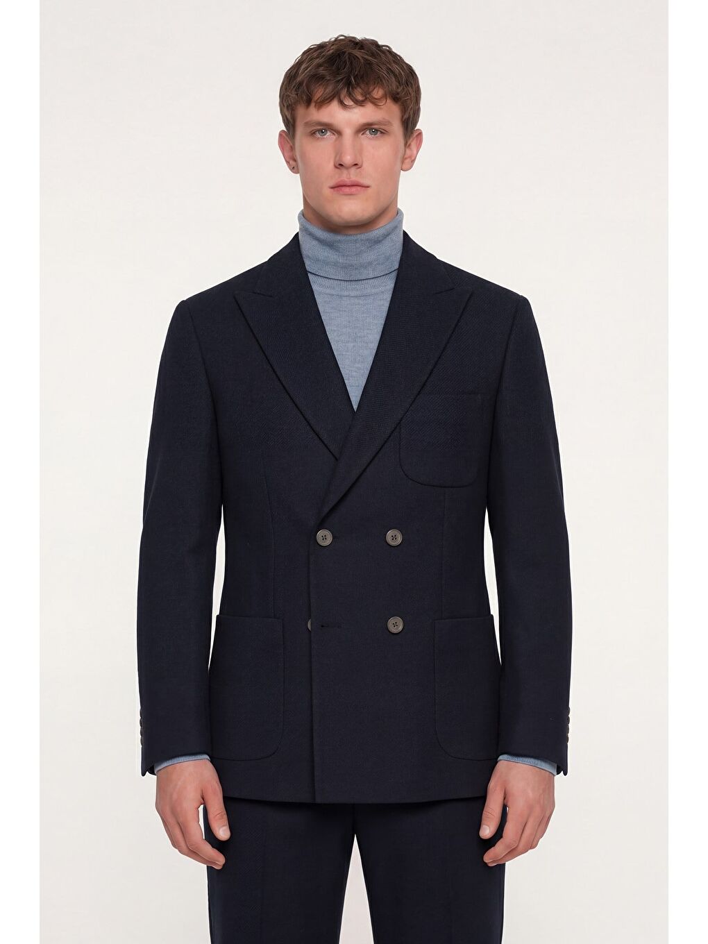 Lacivert Erkek Klasik Takım Elbise