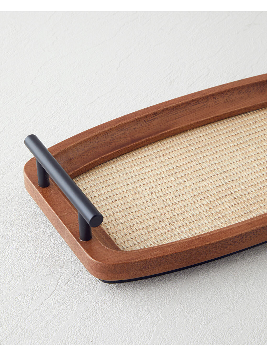 Kahverengi Talia Dekoratif Tepsi 16x30 cm Kahve-2