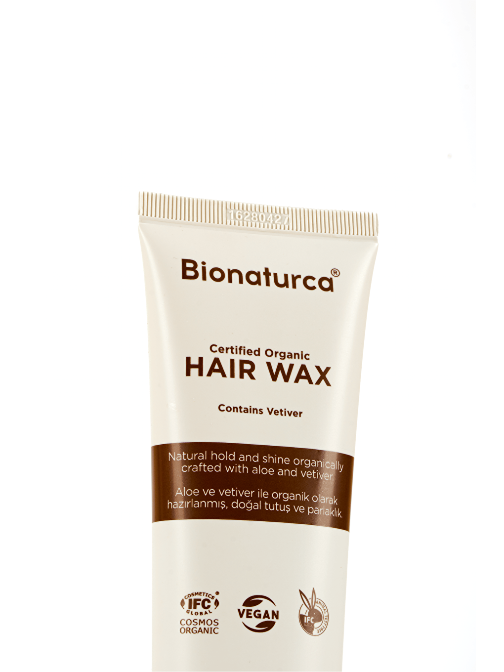 Organik Sertifikalı Vetiverli Saç Şekillendirici Bitkisel Wax 100 ml --1