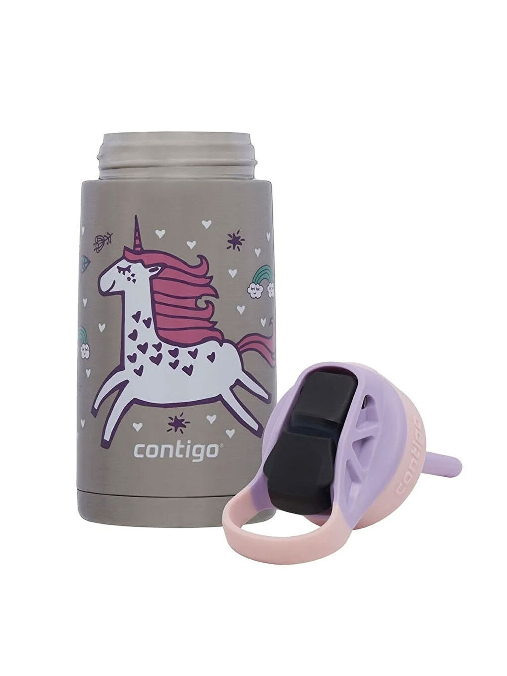 Gizmo Dragon Çelik Çocuk Suluğu 420ml Pembe 2178083-1