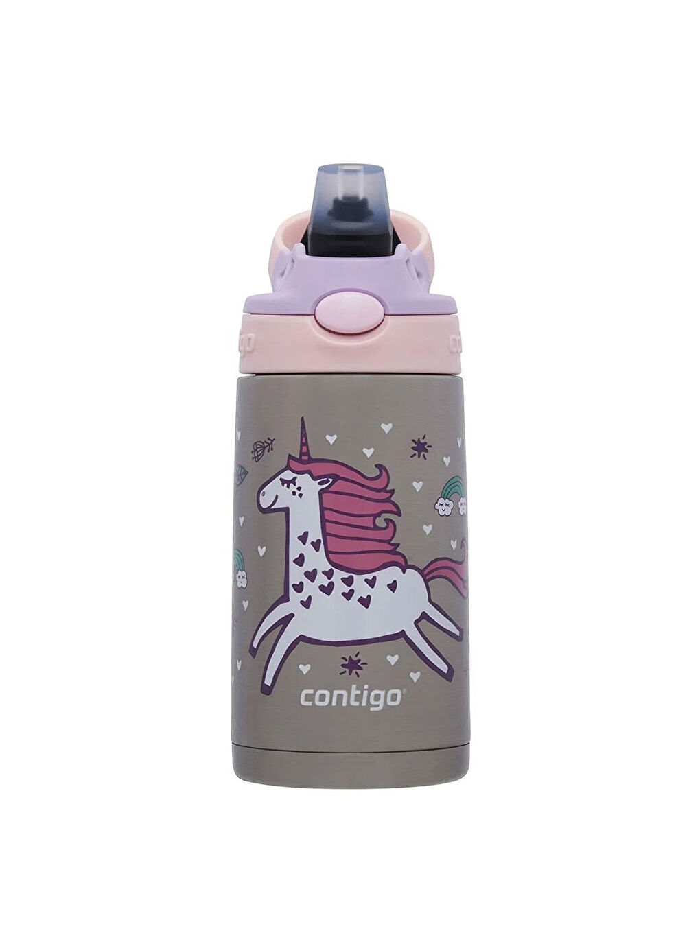 Gizmo Dragon Çelik Çocuk Suluğu 420ml Pembe 2178083-4