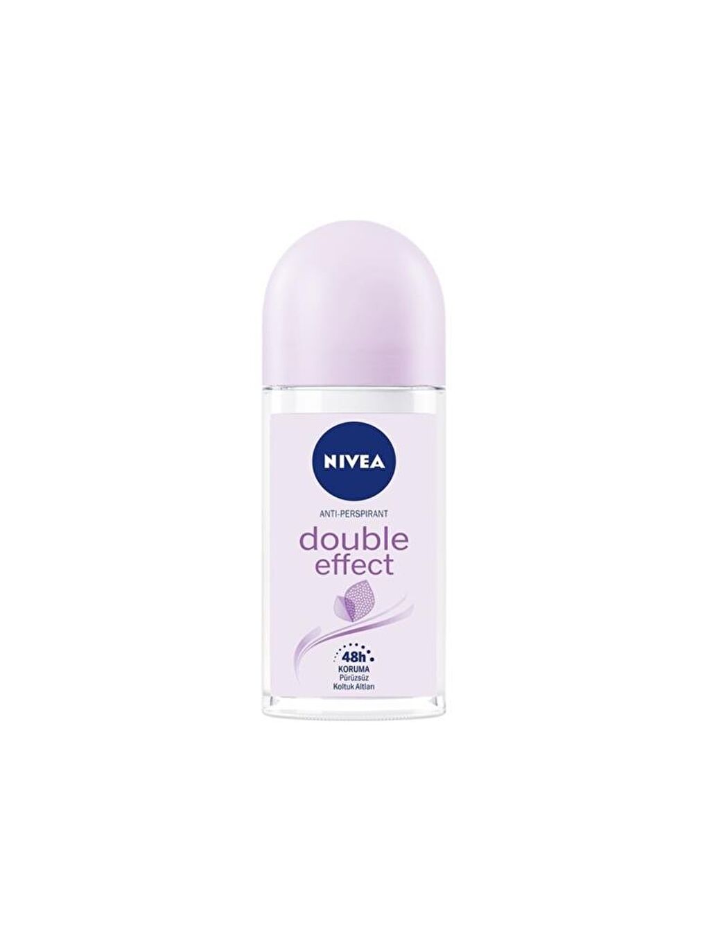 NIVEA Şeffaf Kadın Roll-On Deodorant Double Effect 50 ml, 48 Saat Anti-Perspirant Koruma - 1