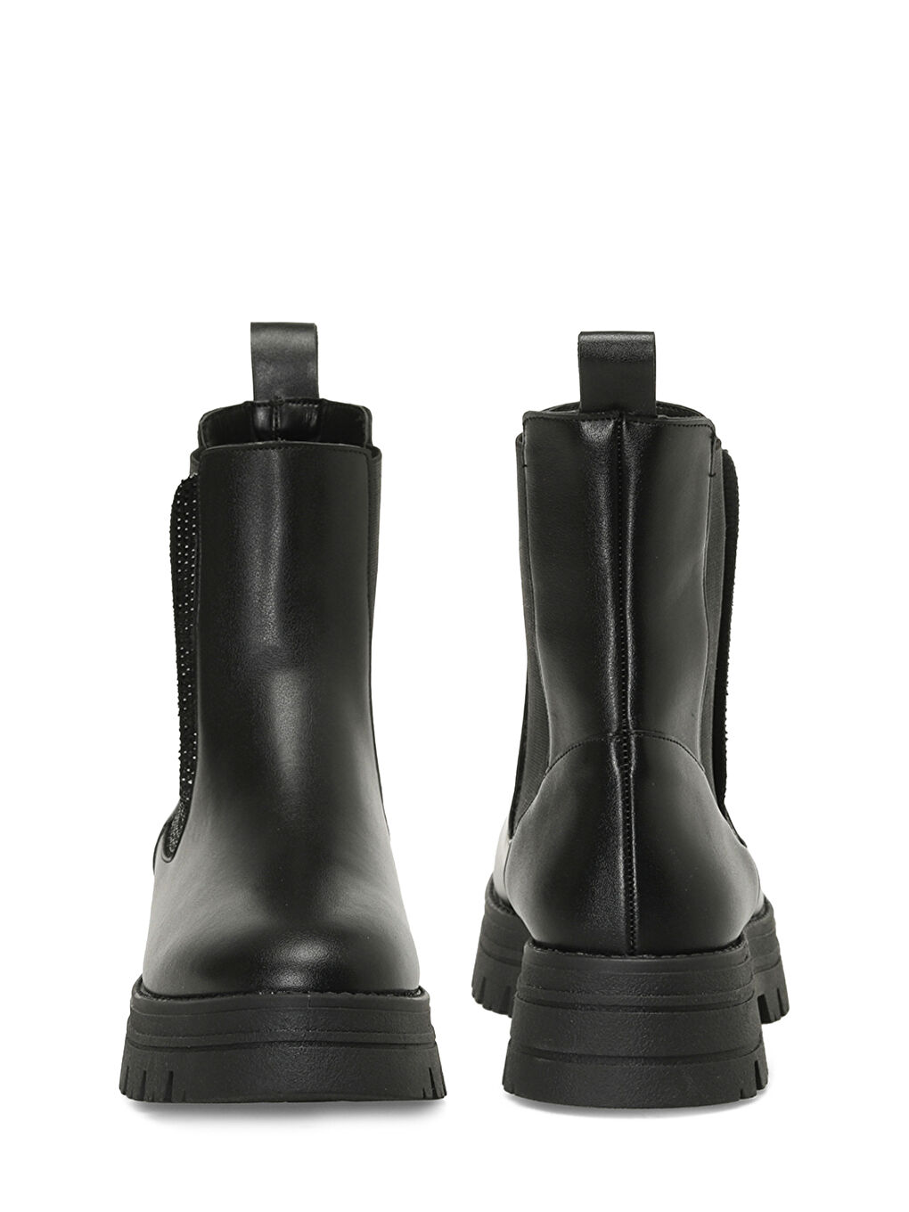 24K-671 4PR Siyah Kadın Chelsea Bot-4