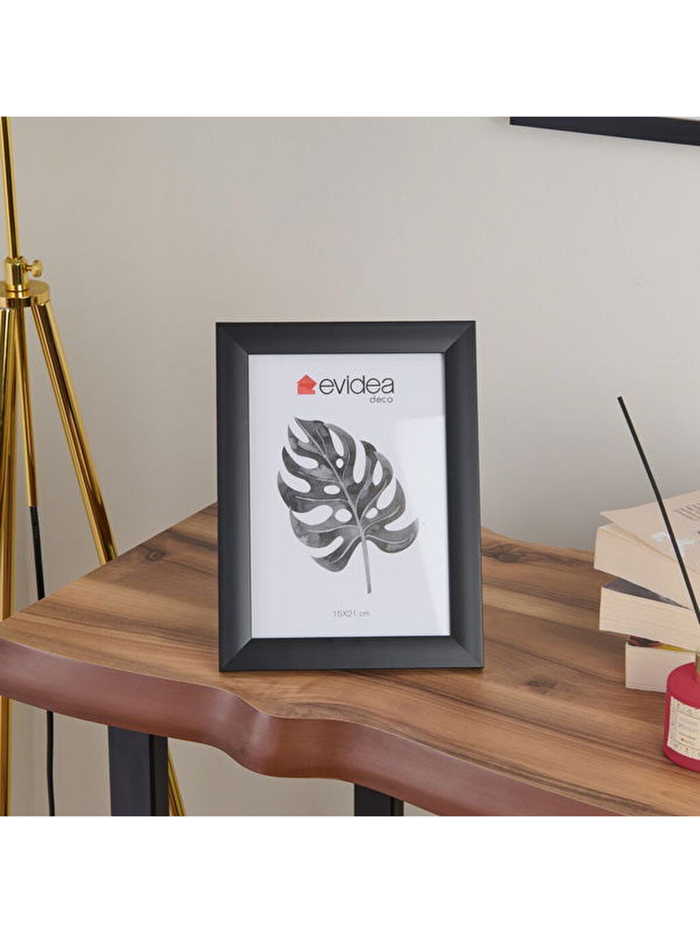 Deco Gardenia Çerçeve - Siyah - 15x21 cm