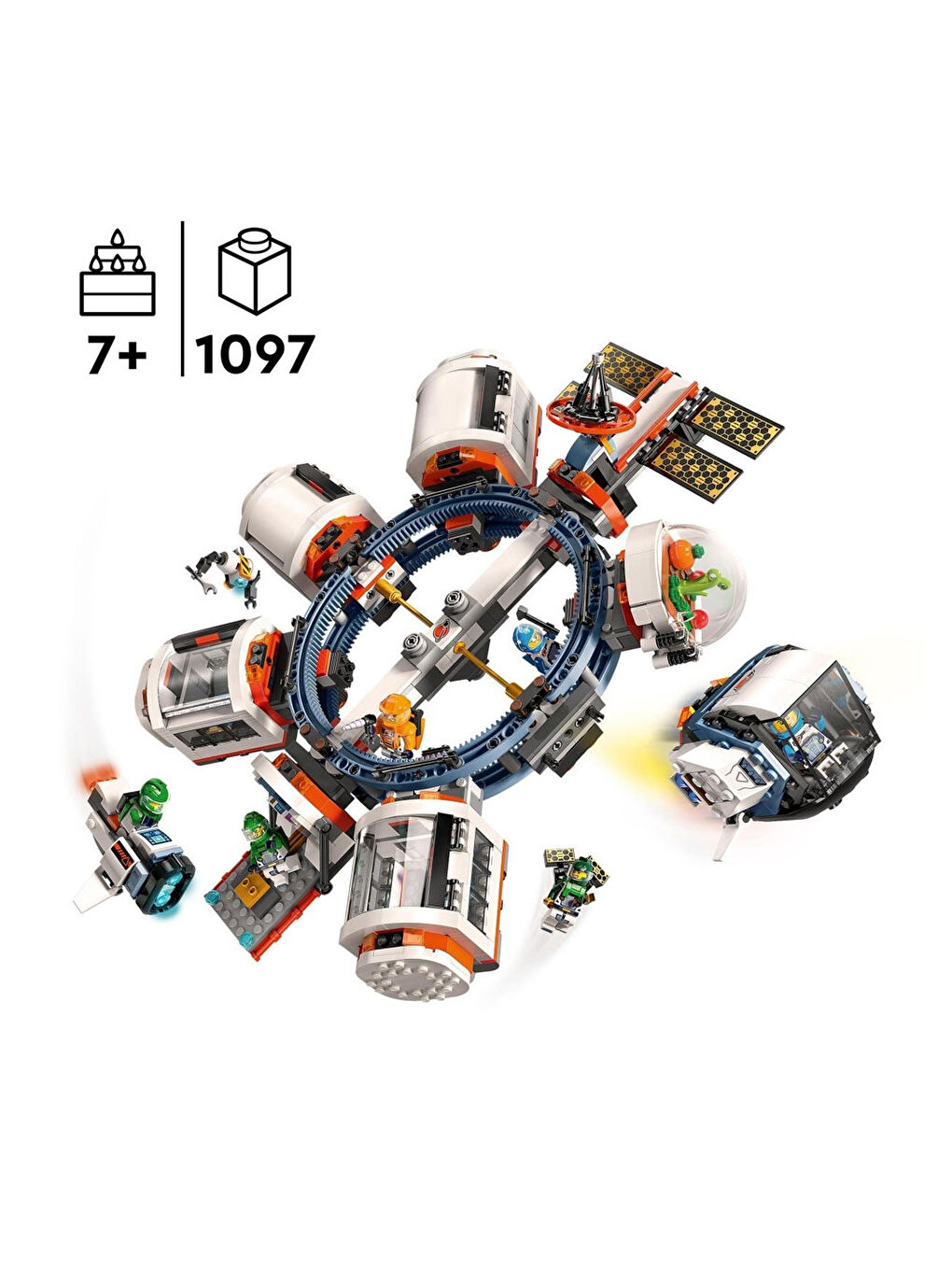 Lego Renksiz City Modüler Uzay İstasyonu 60433 - 3