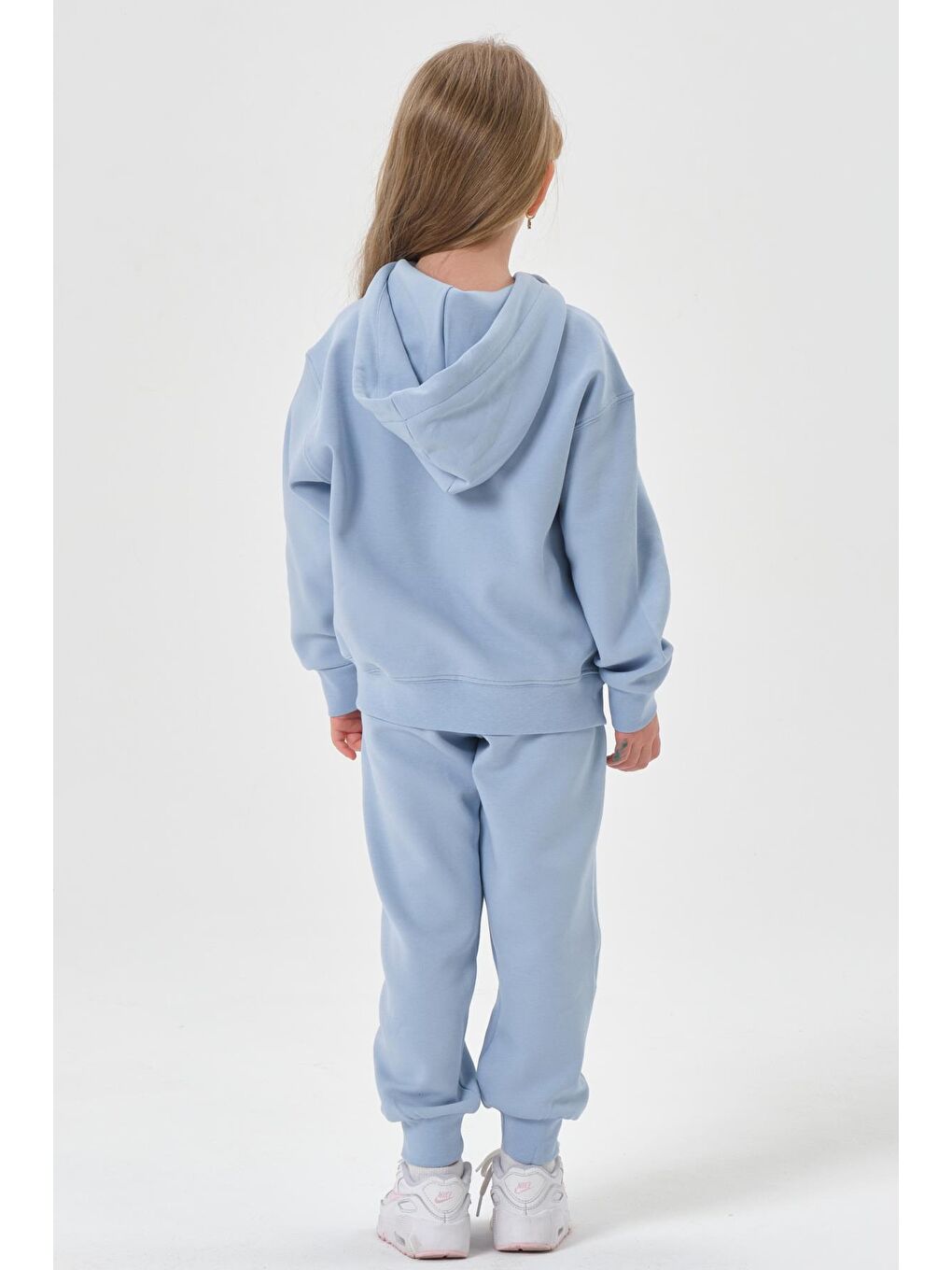 Mavi Mevsimlik Kız Çocuk Eşofman Takımı-5