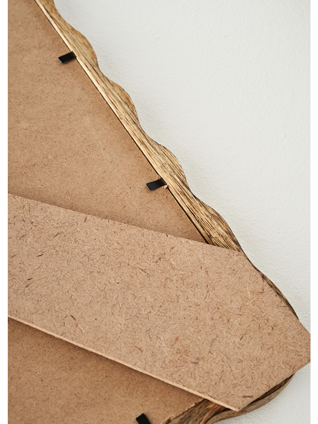 Wave Mango Ağacı Çerçeve Kahverengi (23x2x23 cm)-2