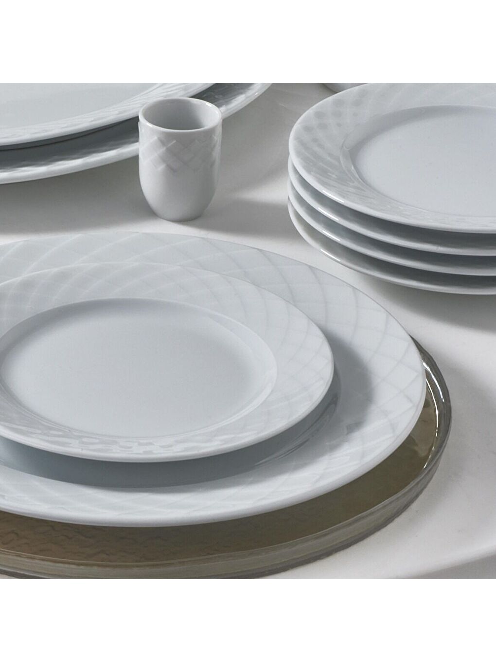 Ekru Alfa 24 Parça 6 Kişilik Yemek Takımı-3