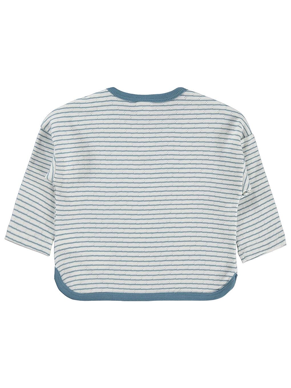 Baby Çizgili 3-18 Ay Sweatshirt - Ekru-1