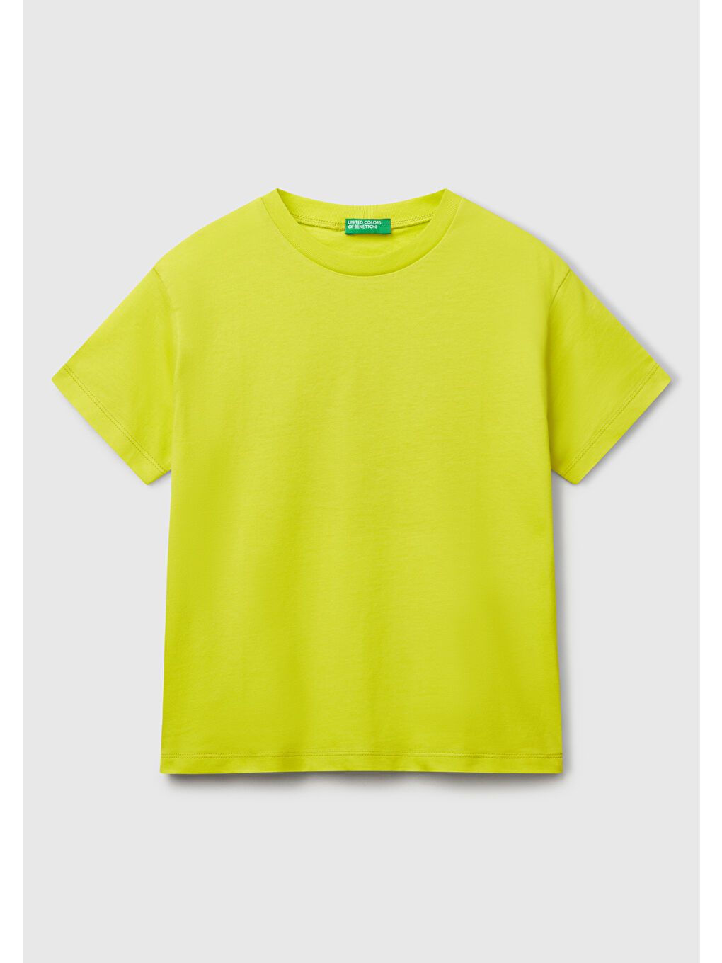 Erkek Çocuk Sarı Slogan Baskılı T-Shirt