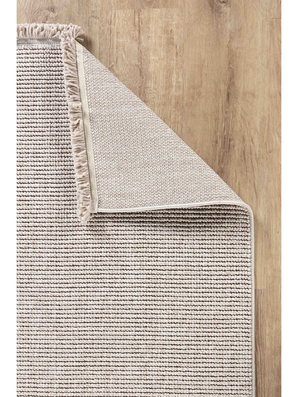 Loopy 5551 Bej Yumuşak Dokulu Bukle Modern Salon Mutfak Koridor Halısı Makine Halısı-200x290-2