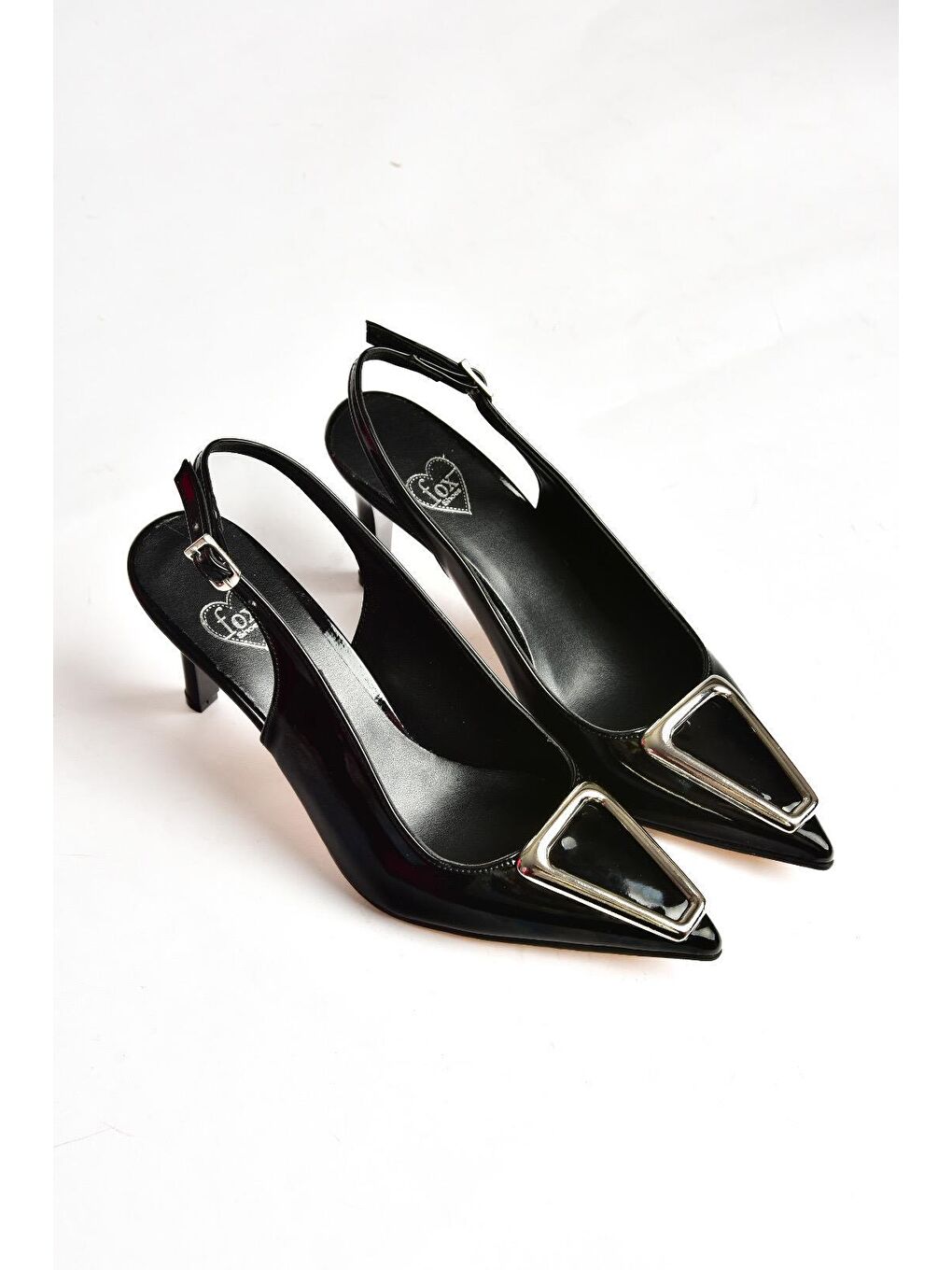 S6540729 Siyah Kadın Topuklu Ayakkabı-2